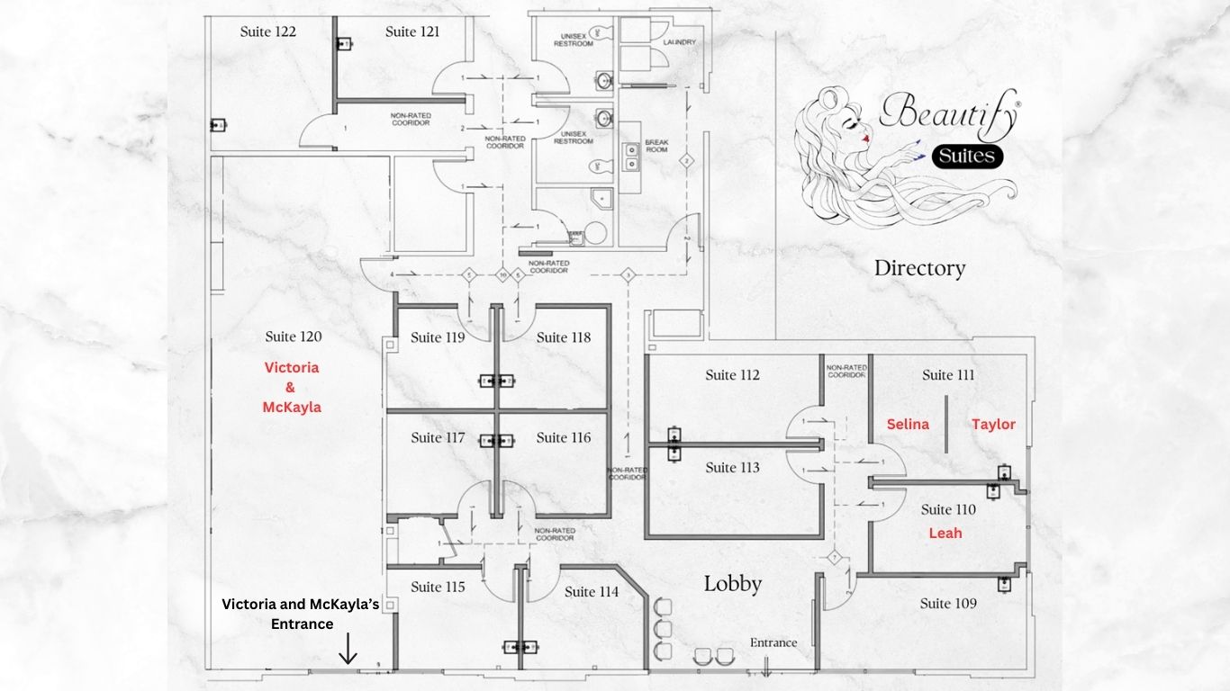 Floor Map for Beautify Suites